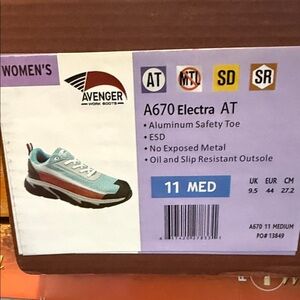 Avenger Women's Electra AT Athletic Shoes - Teal and Black